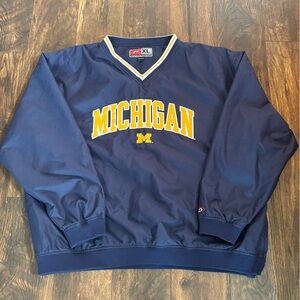 VINTAGE Men’s Michigan Windbreaker | Size XL